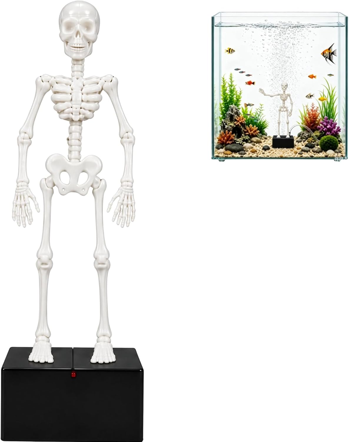 Dancing Skeleton Aquarium Bubbler